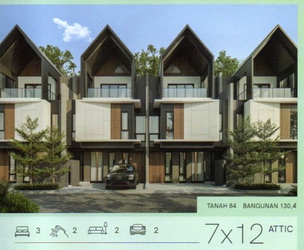 foto tampak rumah tipe RUMAH ( 7X12 Attic ) perumahan GRAND EASTERN