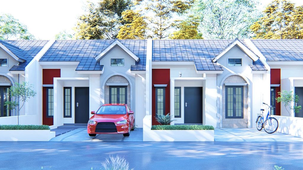 foto tampak rumah tipe 30 perumahan ZARAYYA RESIDENCE WATUSALAM