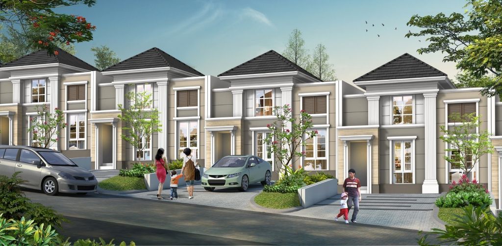 foto tampak rumah tipe PEONIES RC perumahan Perumahan CitraGarden Malang