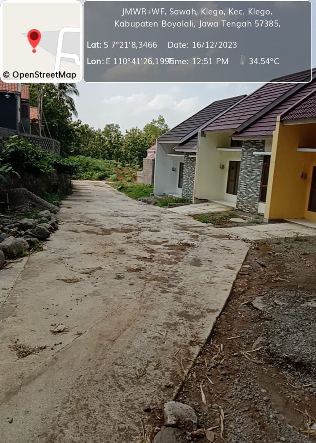 foto gerbang perumahan Griya Madina Boyolali