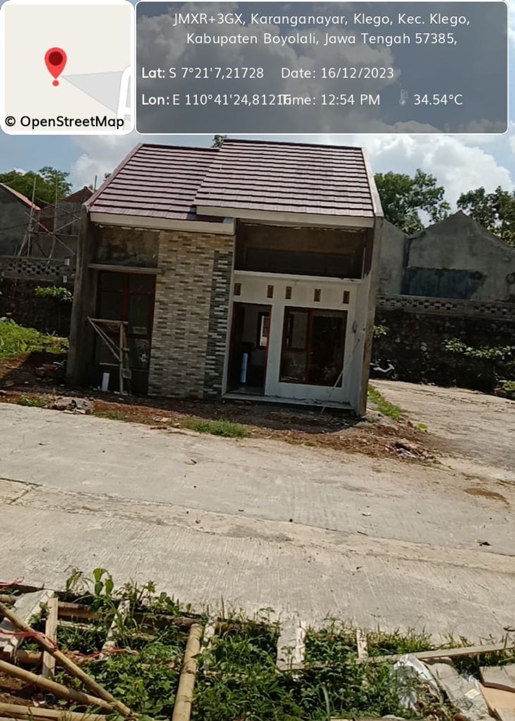 foto contoh rumah perumahan Griya Madina Boyolali
