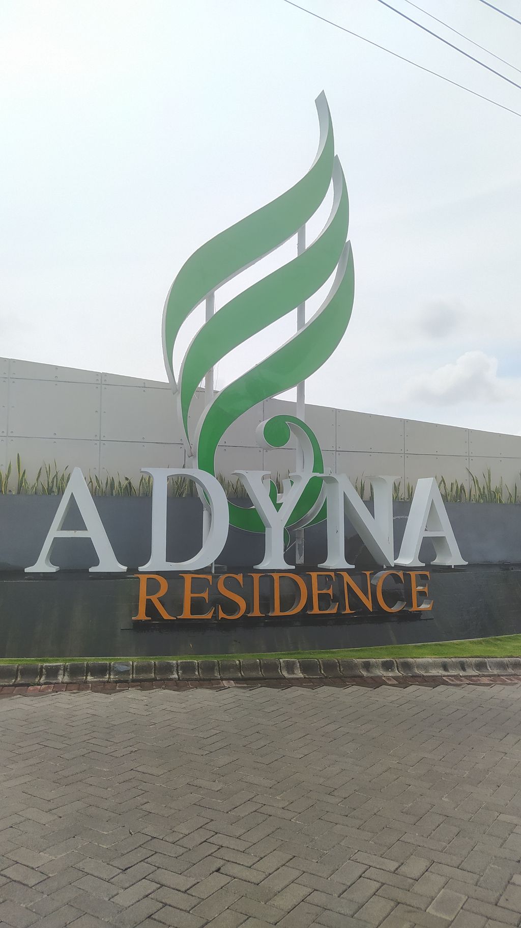 foto gerbang perumahan ADYNA RESIDENCE