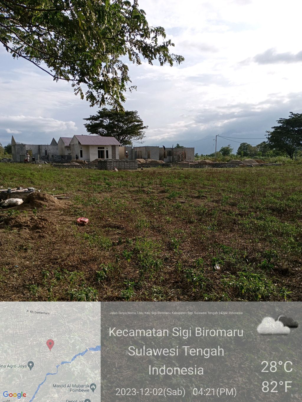 foto posisi tengah perumahan BUMI KENCANA SAKTI 2