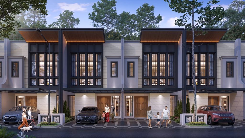 foto tampak rumah tipe BELLAGIO - 66 perumahan BUKIT DAGO - 2
