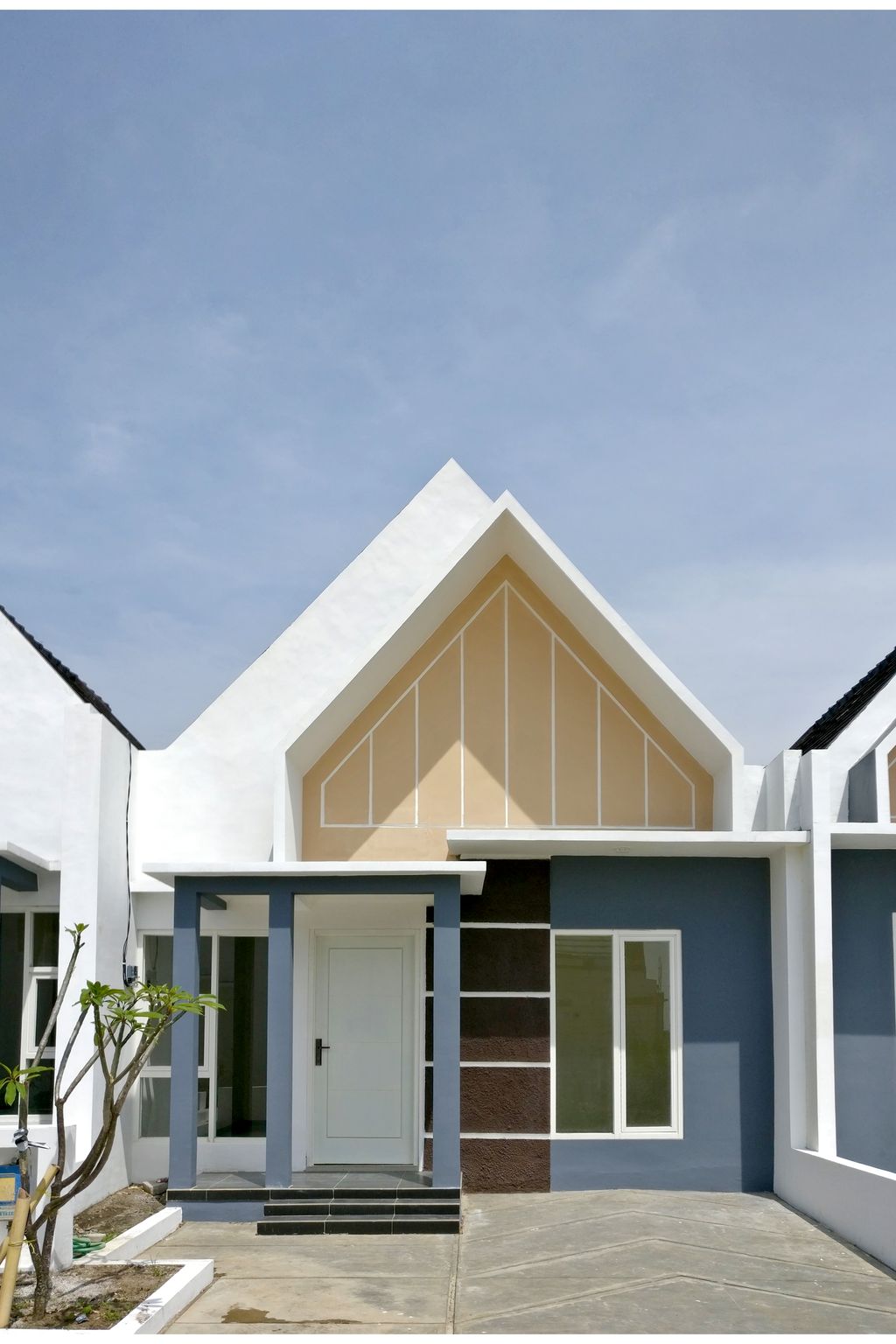 foto tampak rumah tipe ATWOOD perumahan Grand Arumba tahap 2 & 3