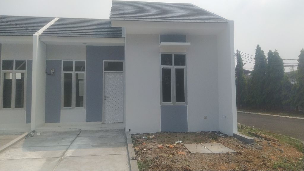 foto tampak rumah tipe T30/94 perumahan TANGERANG KENCANA RESIDENCE