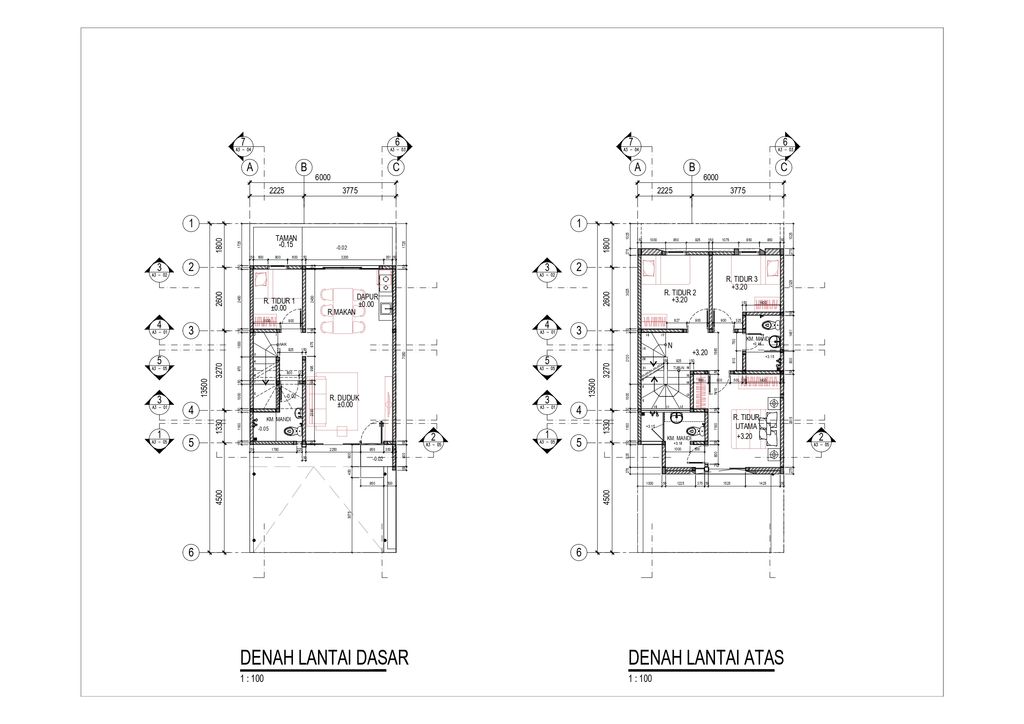 foto denah rumah tipe 2N perumahan AZALEA RESIDENCE2