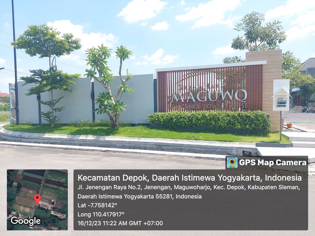foto gerbang perumahan Grand Harmoni Maguwo