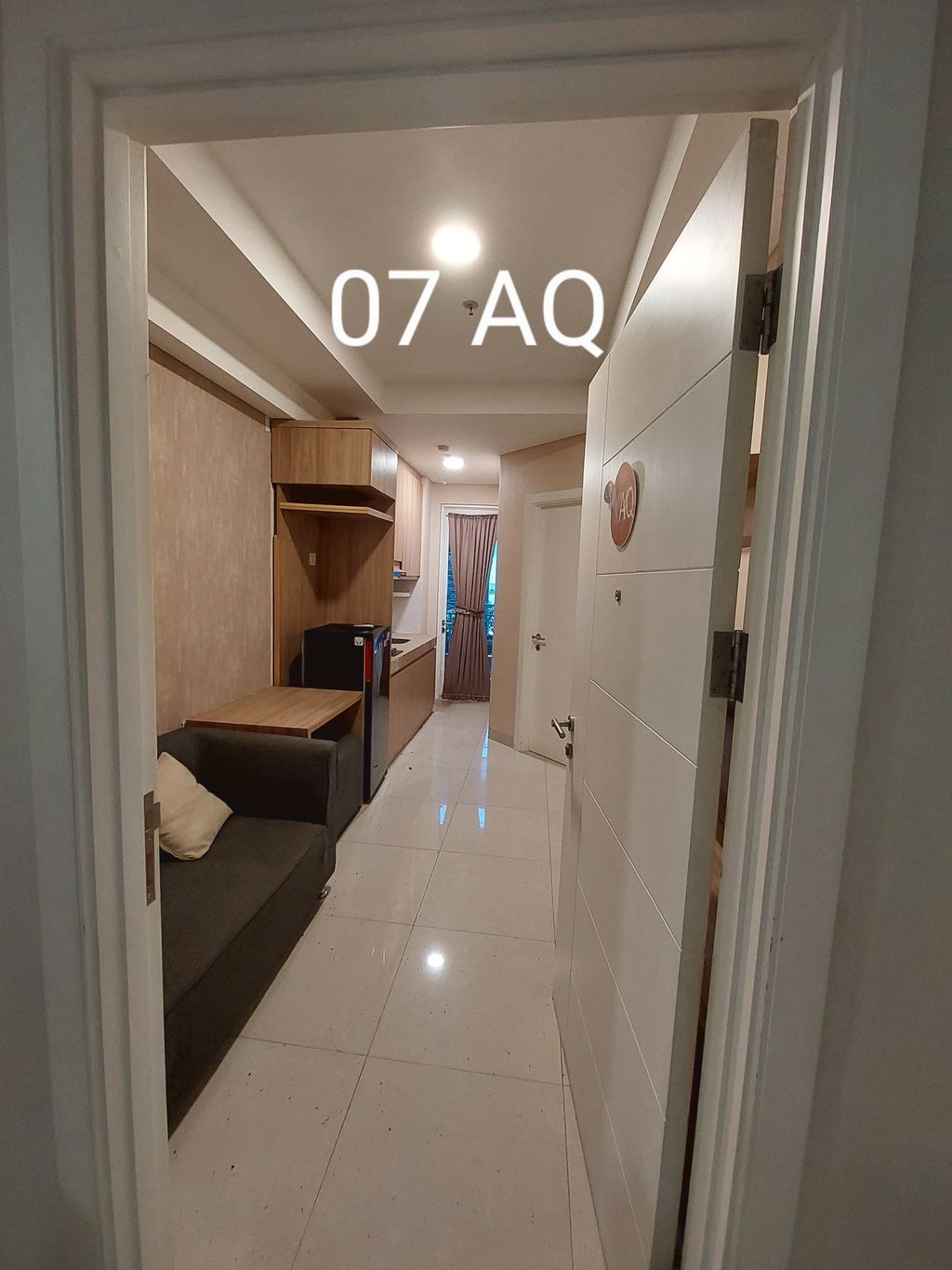foto denah rumah tipe 1 BR perumahan APARTEMEN HARCO SKY RESIDENCE