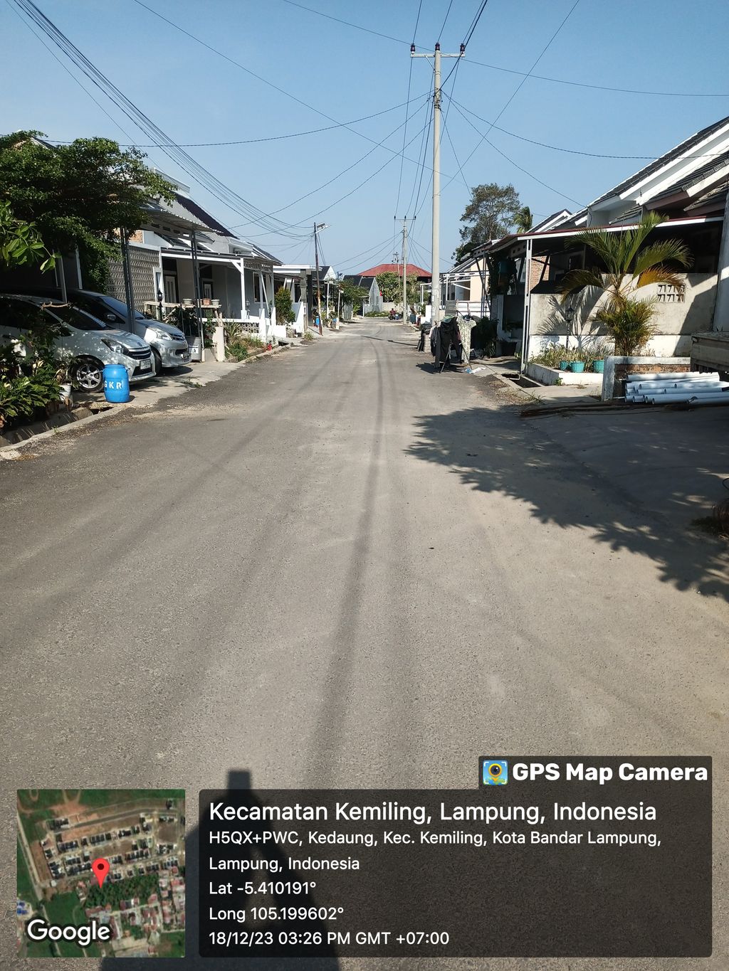 foto posisi tengah perumahan Green Kemiling Residence