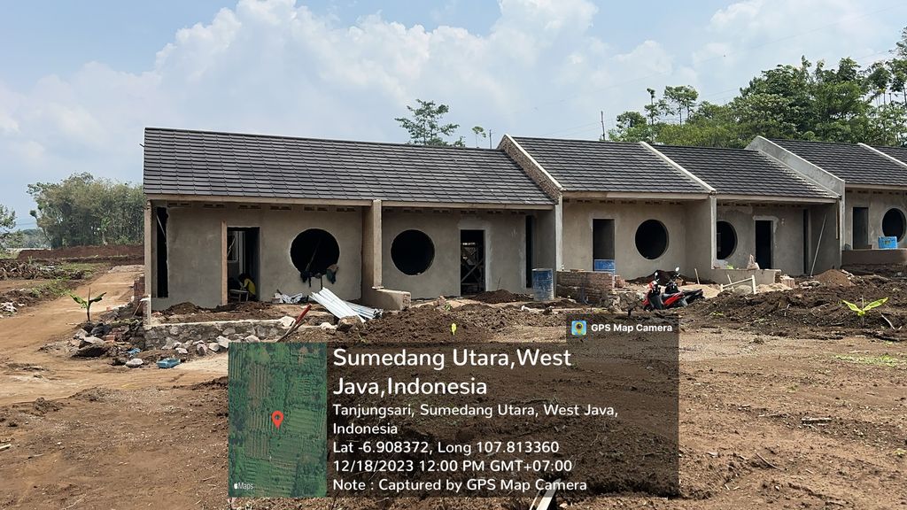 foto posisi tengah perumahan KLARAS GRAND VILLAGE