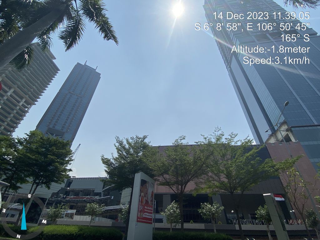 foto gerbang perumahan Menara Jakarta