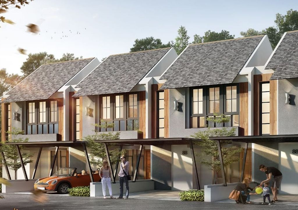 foto tampak rumah tipe CLEMATIS B perumahan METLAND PURI 2023