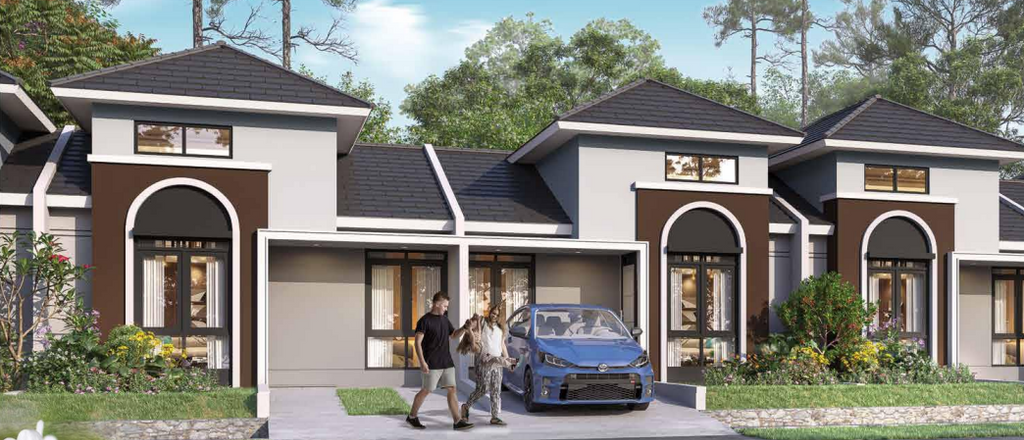 foto denah rumah tipe K STD - STANDARD perumahan AGATE