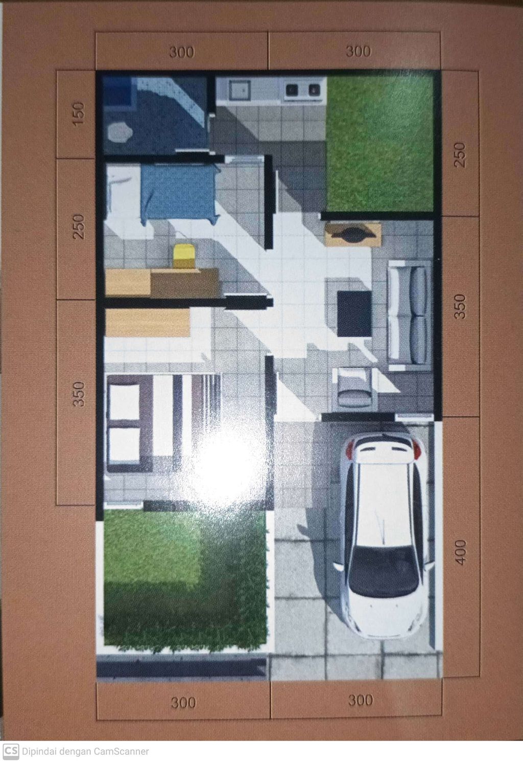 foto denah rumah tipe PANORAMA PANEMBONG perumahan PANORAMA PANEMBONG 3