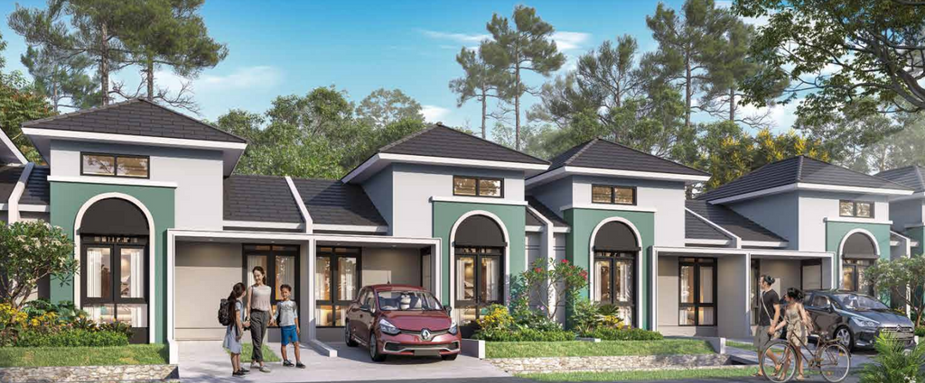 foto denah rumah tipe J STD - STANDARD perumahan AGATE