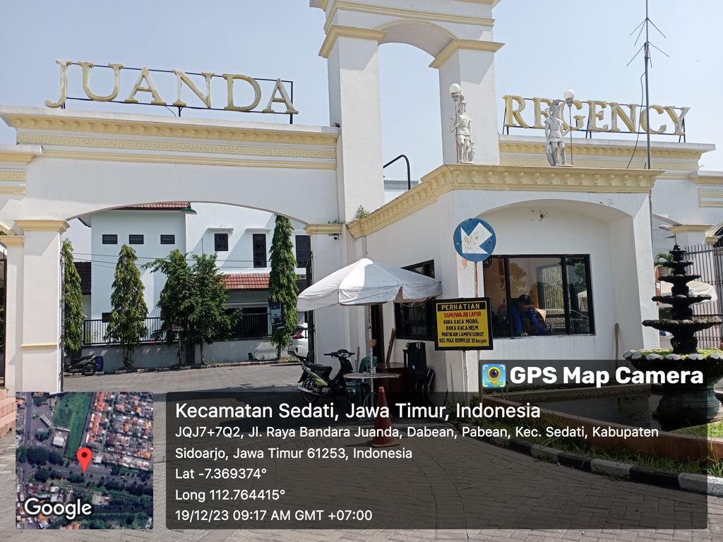 foto gerbang perumahan JUANDA REGENCY