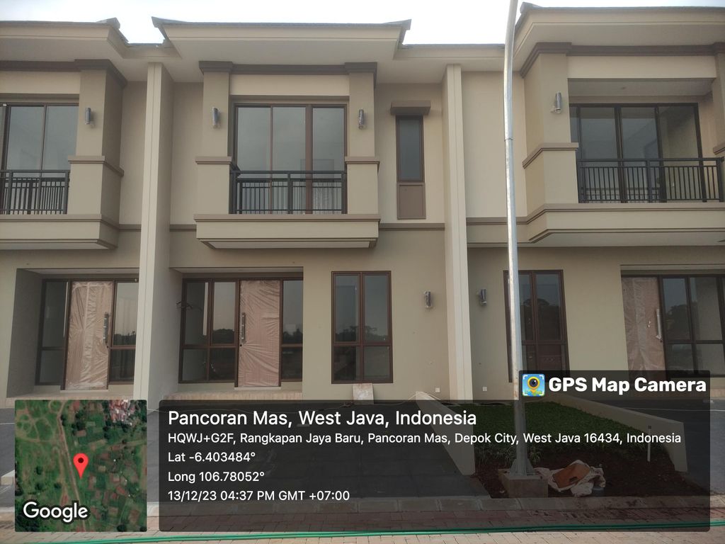 foto tampak rumah tipe Violet (Standard) perumahan Premier Promenade