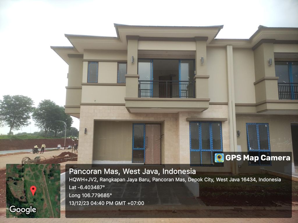 foto tampak rumah tipe Tulip (Hoek) perumahan Premier Promenade
