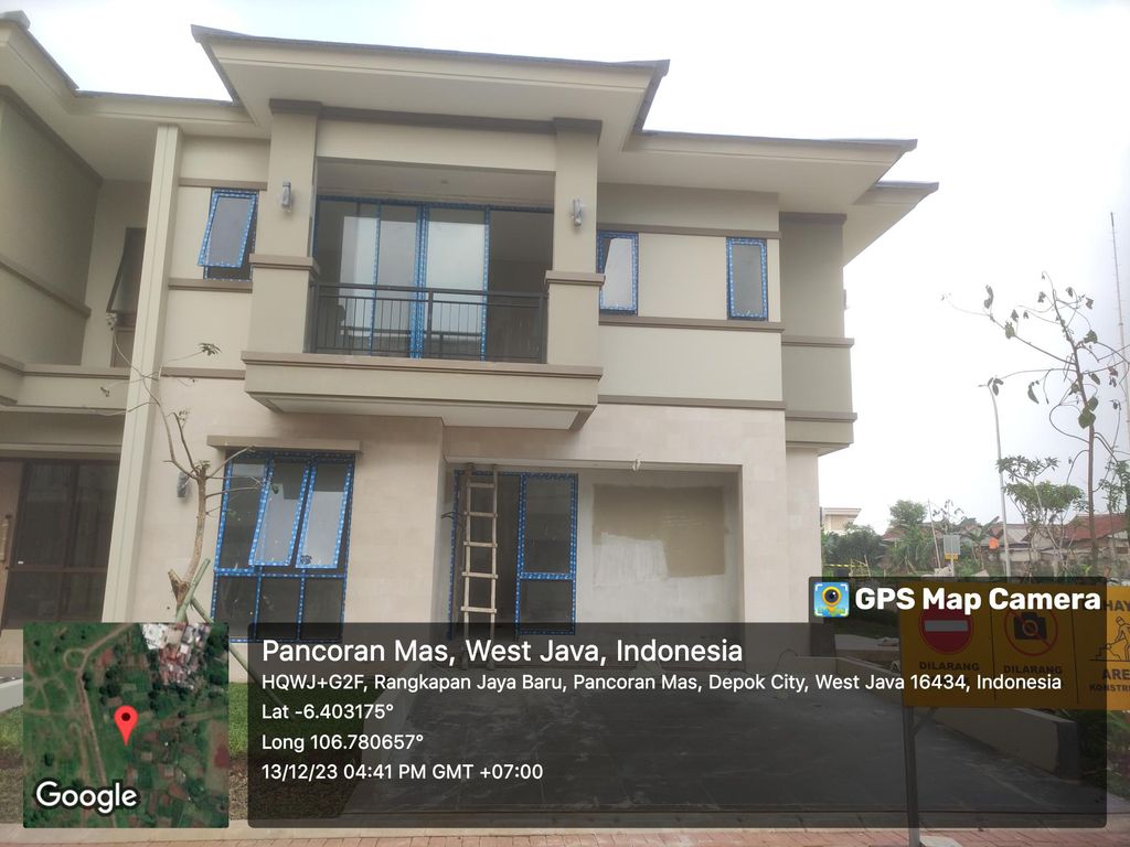 foto tampak rumah tipe Lavender (Hoek) perumahan Premier Promenade