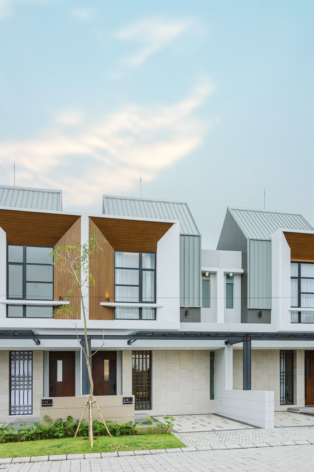 foto tampak rumah tipe SORA3 perumahan Akeno