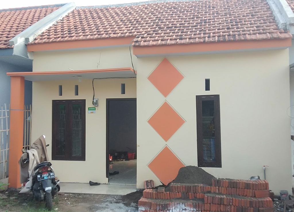 foto tampak rumah tipe 36 perumahan Green Madani 3