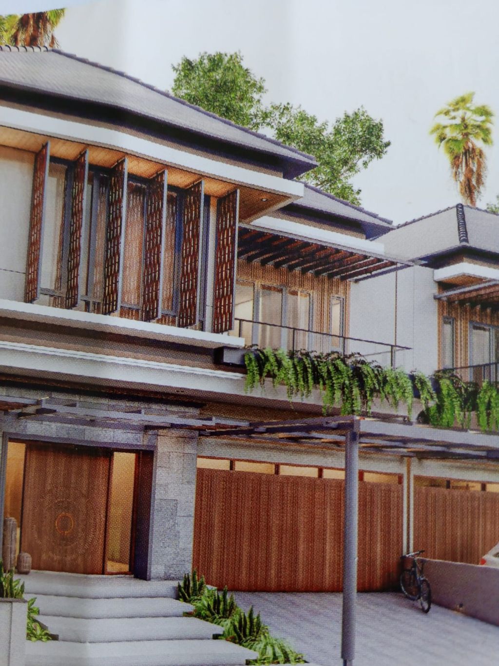 foto tampak rumah tipe FOLIA perumahan THE GRANDIS