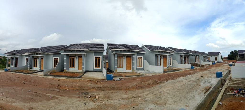 foto tampak rumah tipe 36 perumahan GRAND RIZKY MANDINGIN TAHAP 3