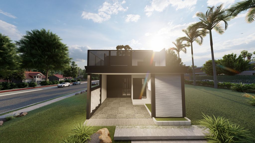 foto tampak rumah tipe Elona perumahan TEBET HILLS & QUEEN COURT