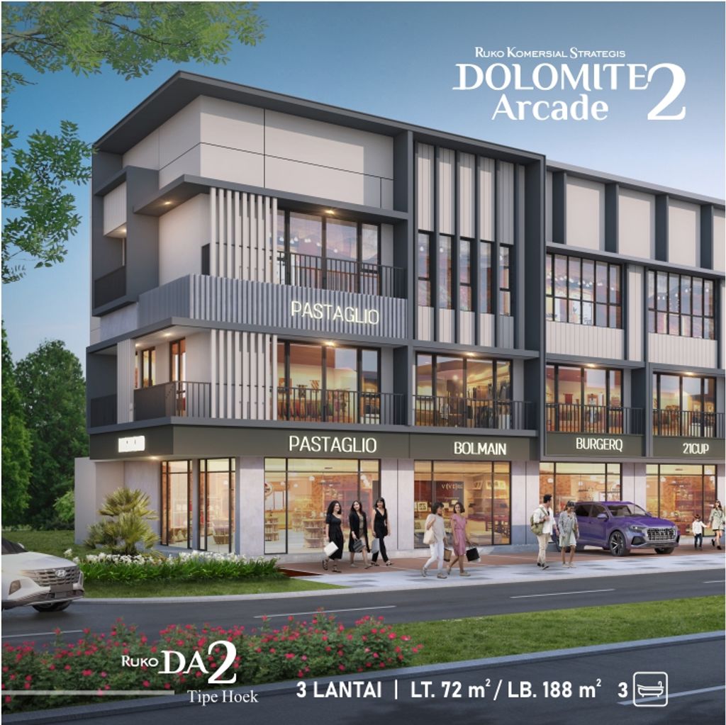 foto tampak rumah tipe Rukan D7 188 / 88 perumahan Duta Indah Residence - Rukan Emerald