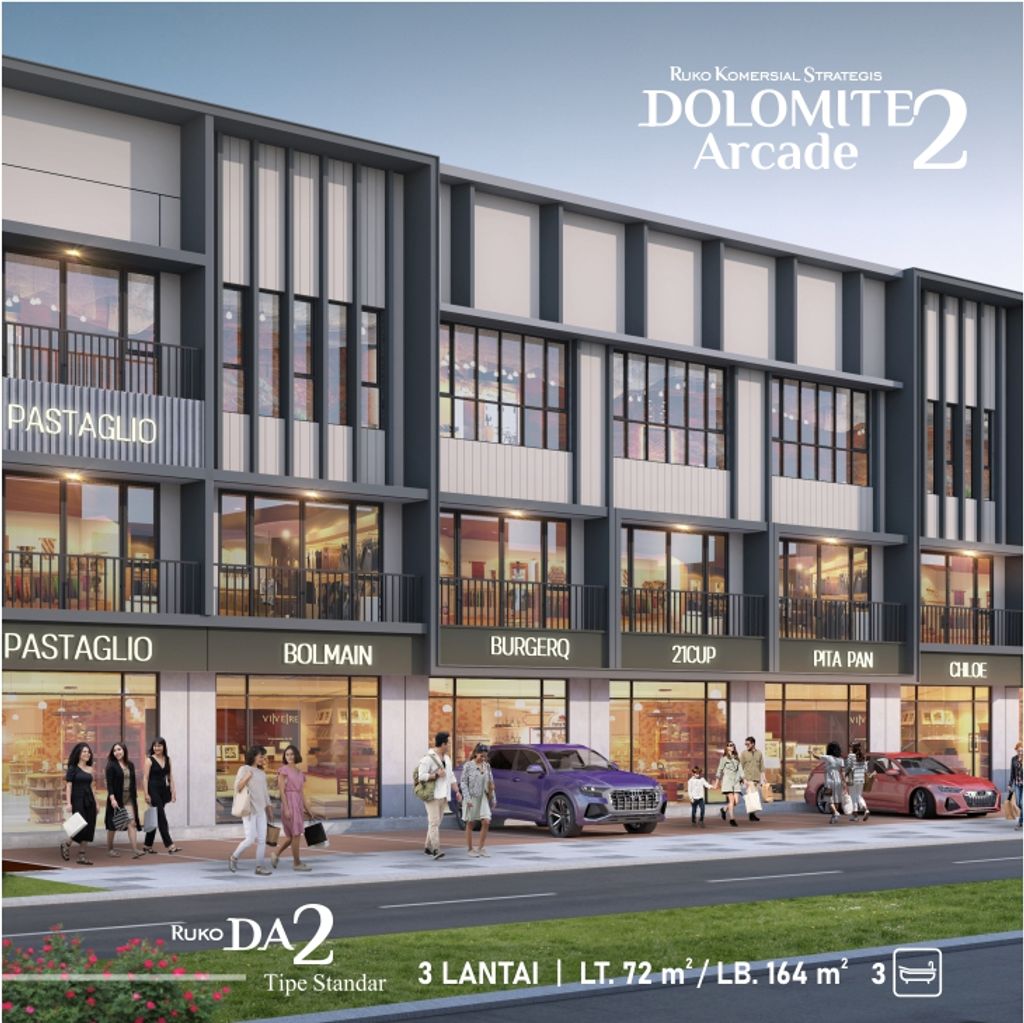 foto tampak rumah tipe Rukan D7 164 / 72 perumahan Duta Indah Residence - Rukan Emerald