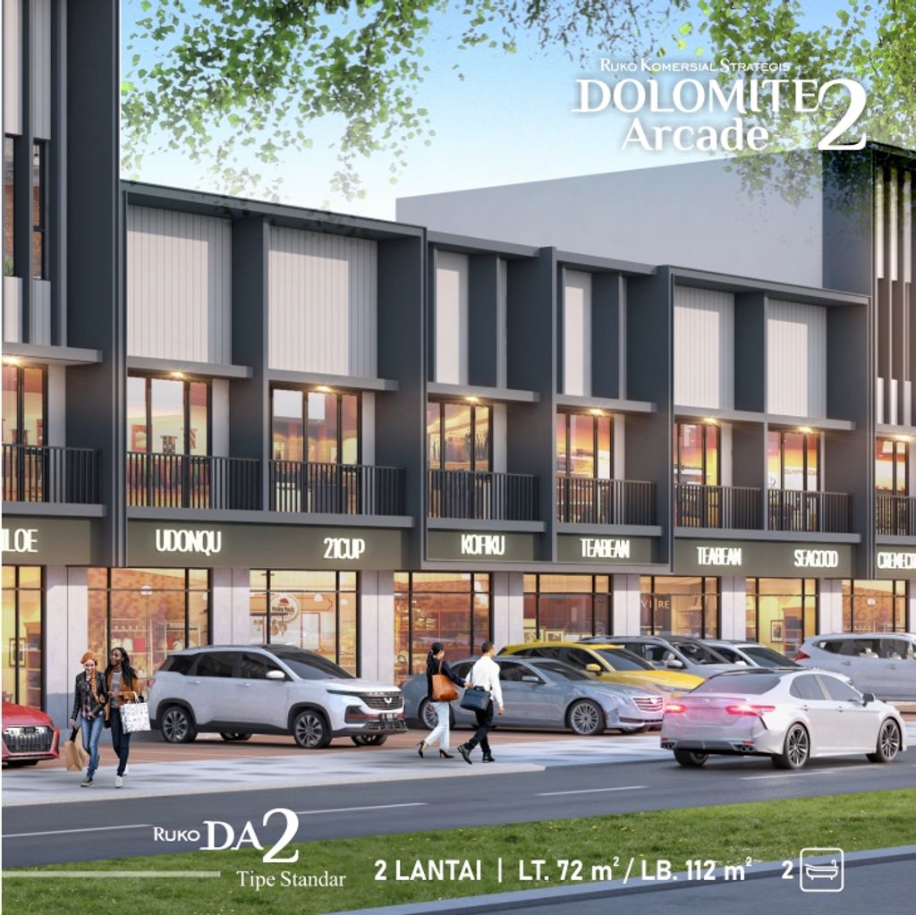 foto tampak rumah tipe Rukan D7 112 / 72 perumahan Duta Indah Residence - Rukan Emerald