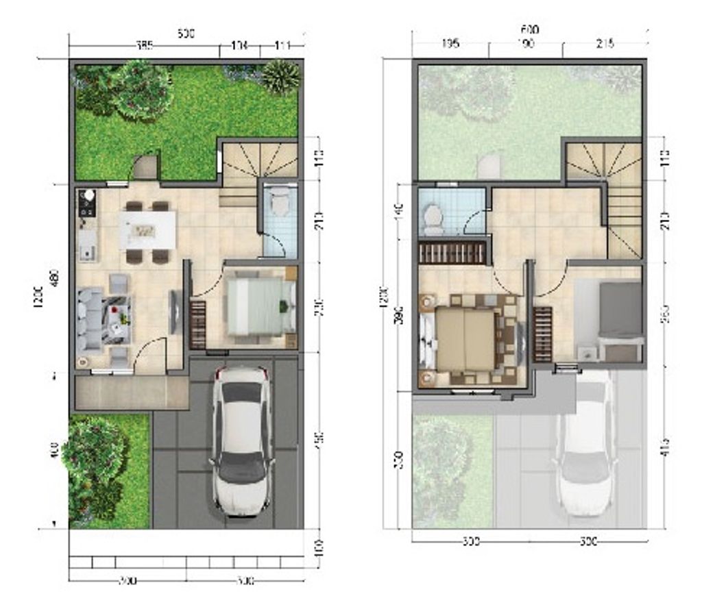 foto denah rumah tipe SOLSTICE perumahan PARADISE SERPONG CITY BLOK J