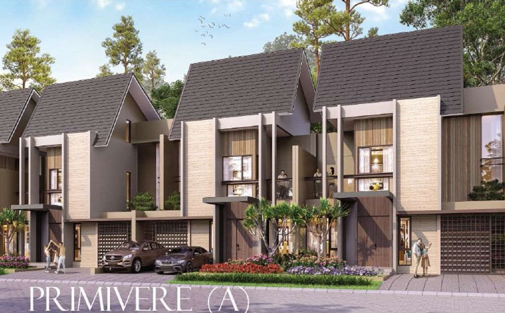 foto tampak rumah tipe PRIMIVERE perumahan JO CITRA GARDEN SERPONG