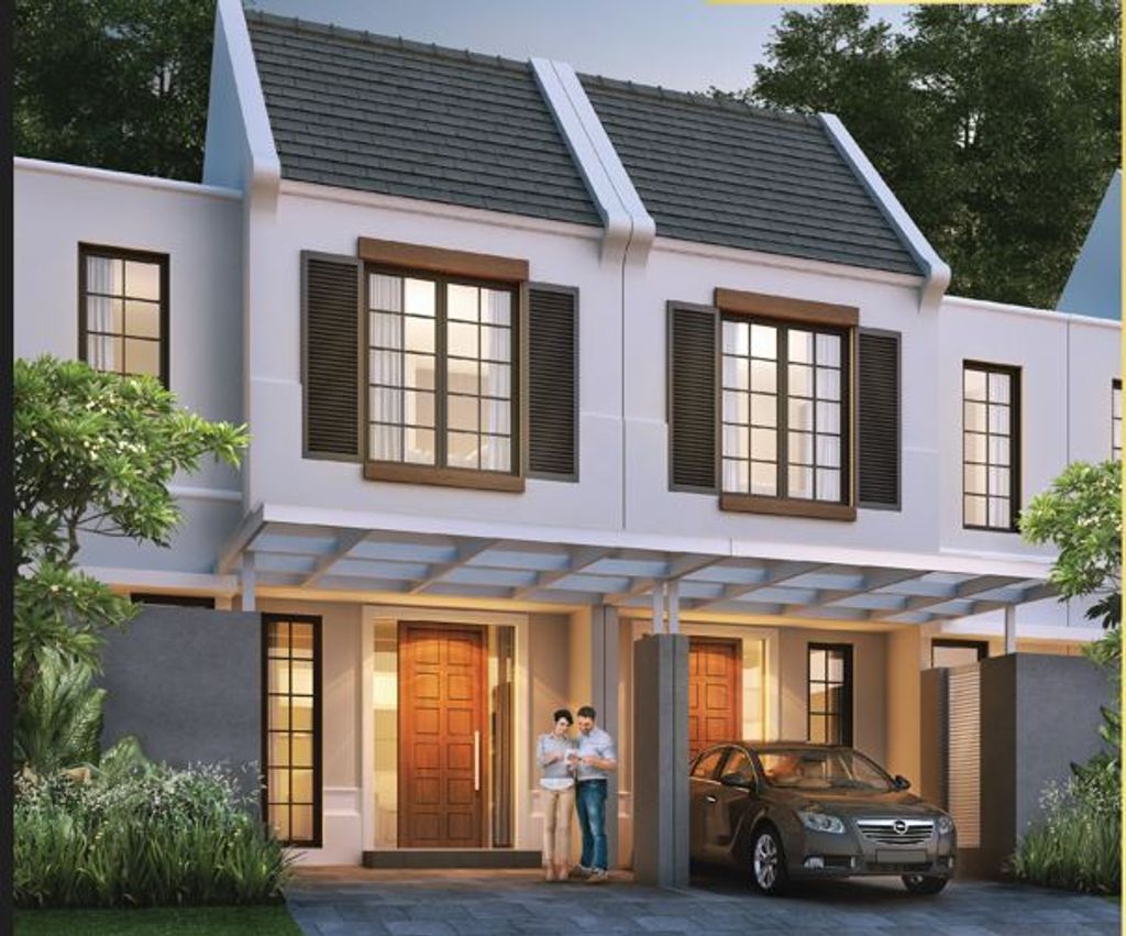 foto tampak rumah tipe CITRUS CUSTOM CA 41 perumahan GRAND HARVEST