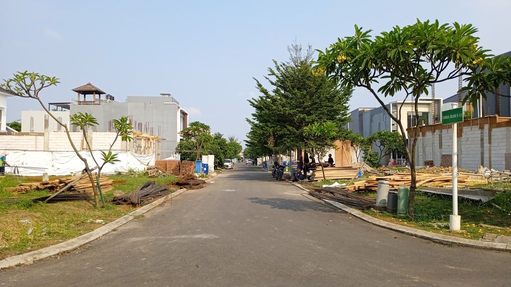 foto posisi tengah perumahan Jakarta Garden City Yarra