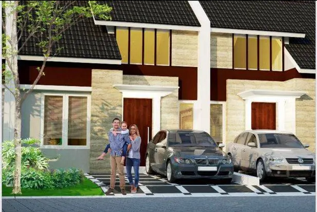 foto tampak rumah tipe 52/90 perumahan ROYAL SPRING 1 TAHAP 2