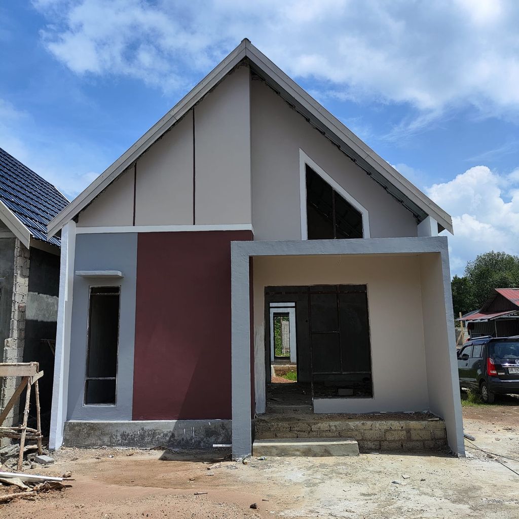 foto tampak rumah tipe KDS 13 perumahan KOMPLEK DAMAI SEJAHTERA 13
