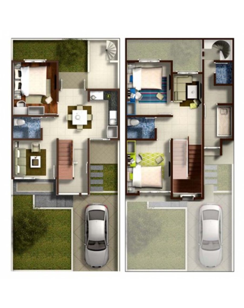 foto denah rumah tipe MARIGOLD perumahan PERUMAHAN CINERE PARK VIEW - GRAHA CINERE