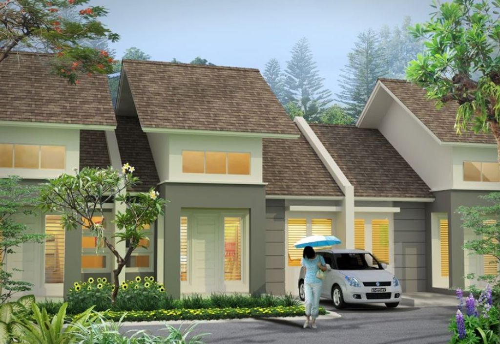 foto tampak rumah tipe MAPLE perumahan PERUMAHAN CINERE PARK VIEW - GRAHA CINERE
