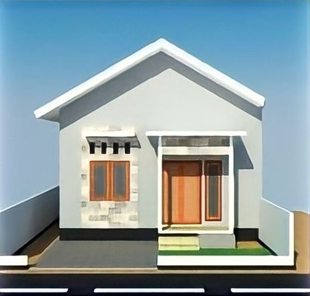 foto tampak rumah tipe 30 perumahan GRAHA FAMILY