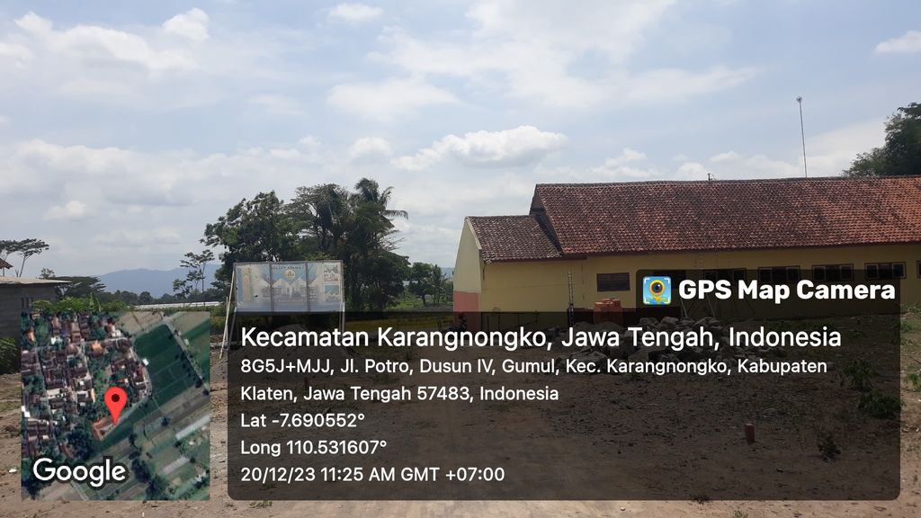 foto posisi tengah perumahan Amara Village Gumul