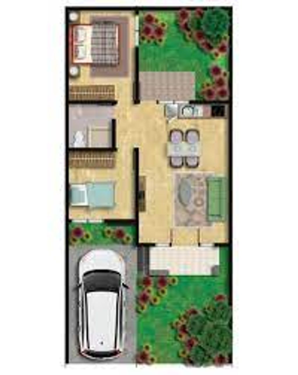 foto denah rumah tipe MELIA perumahan PERUMAHAN CINERE PARK VIEW - GRAHA CINERE