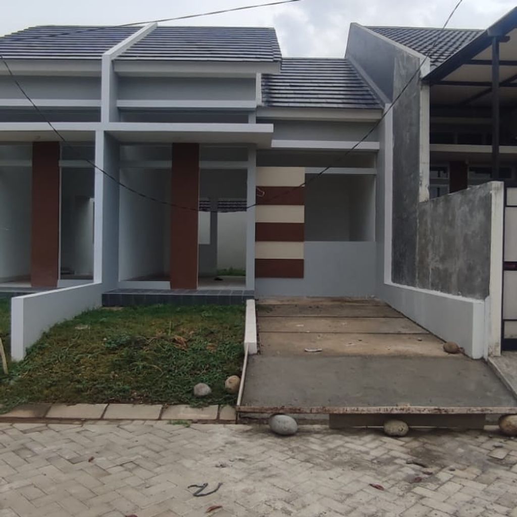 foto tampak rumah tipe 35/75 perumahan Padi Residence