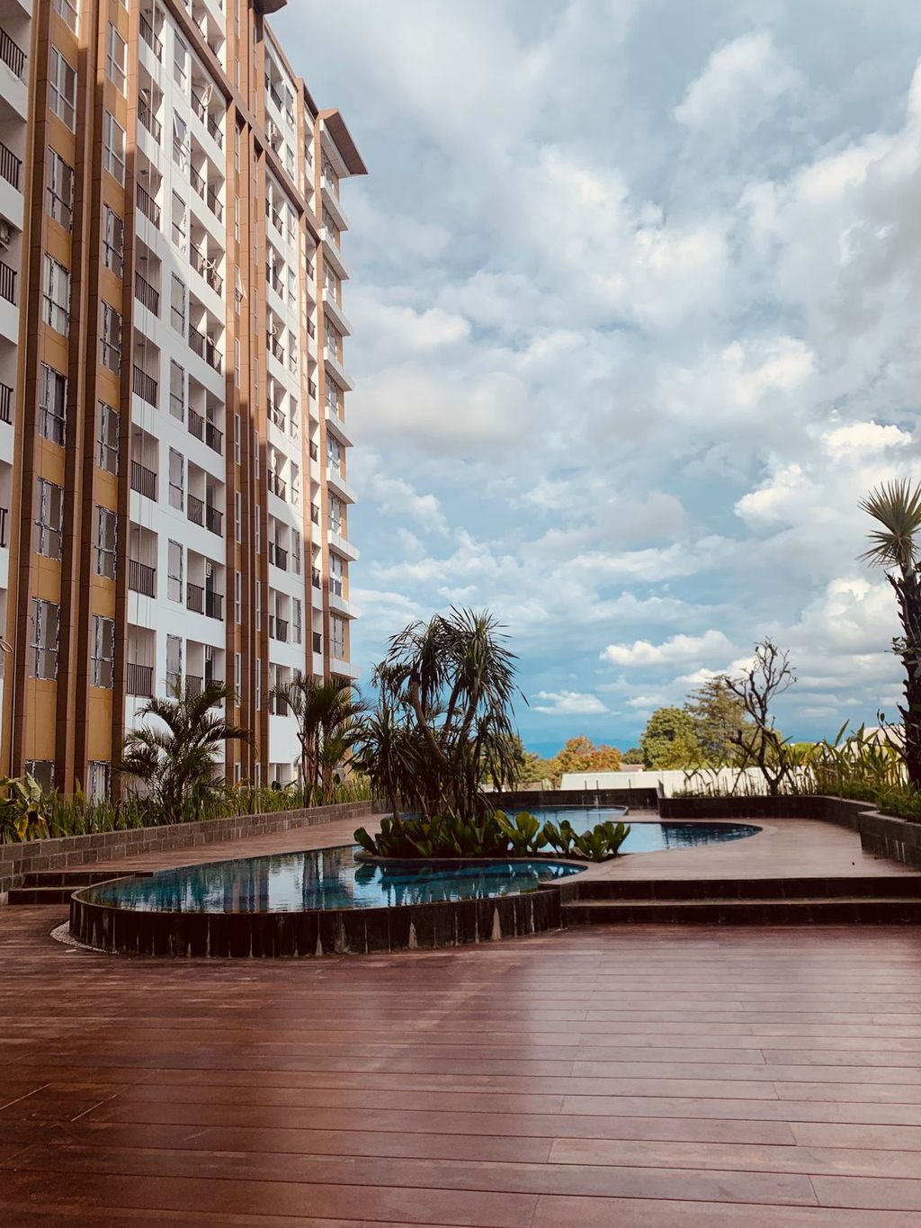 foto posisi tengah perumahan Apartemen Tamansari Skylounge Makassar