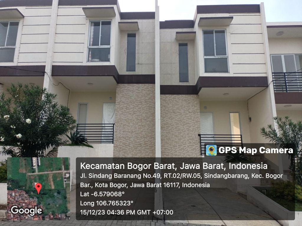 foto tampak rumah tipe 48 perumahan VICTORIA HILL RESIDENCE TAHAP 2