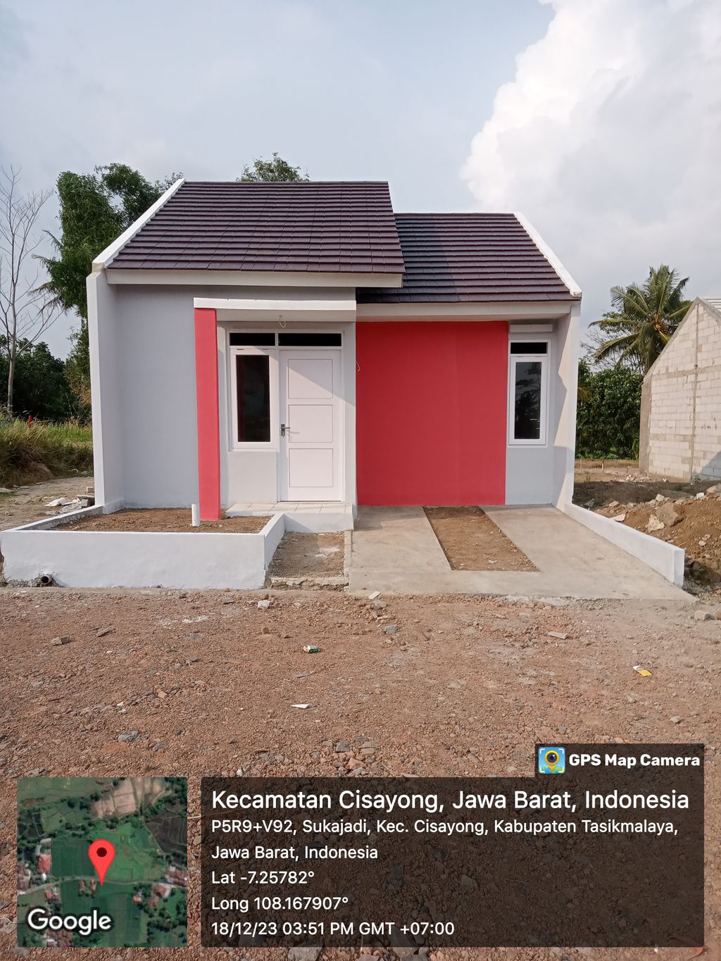 foto contoh rumah perumahan Puri Sindangsari Regency