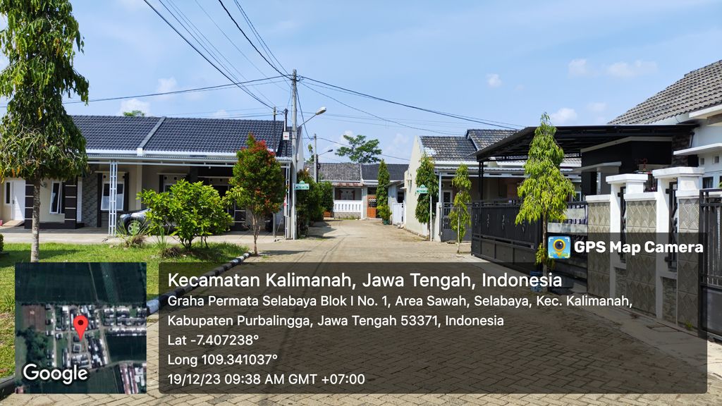 foto posisi tengah perumahan Graha Permata Selabaya