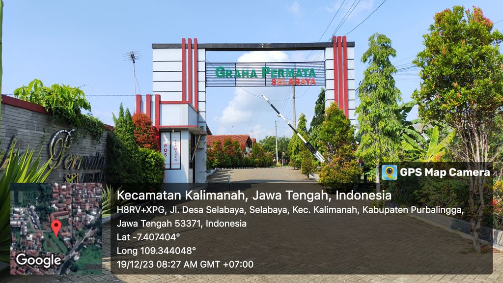 foto gerbang perumahan Graha Permata Selabaya