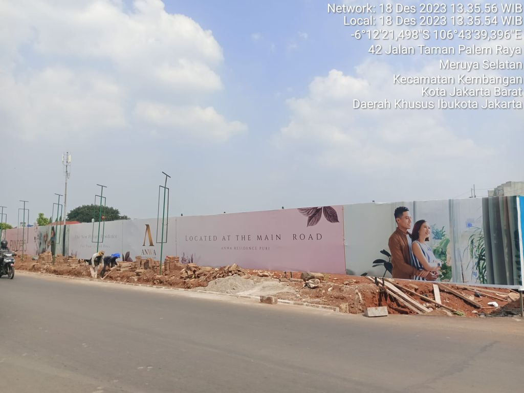 foto contoh rumah perumahan ANWA RESIDENCE PURI